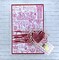Deep Red Stamps Vintage Elements Background Rubber Cling Stamp 3.75 x 5.75 inches
